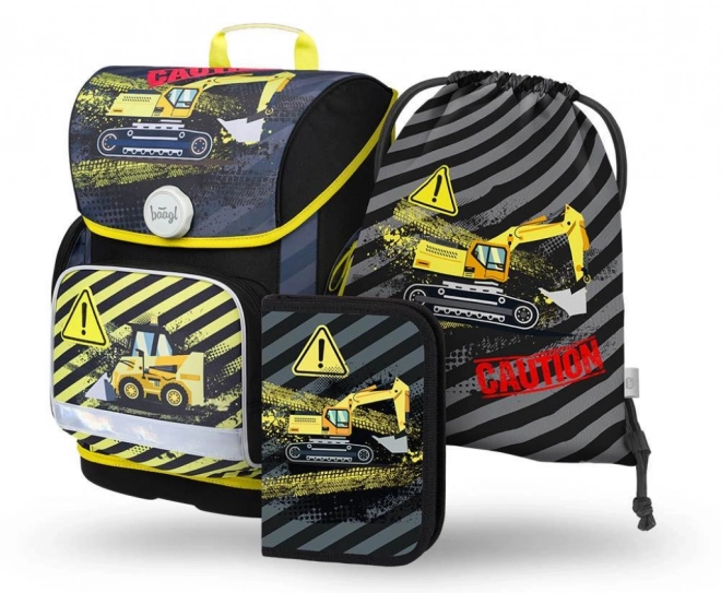 BAAGL SET 3 Ergo Bagr : cartable, trousse, sac