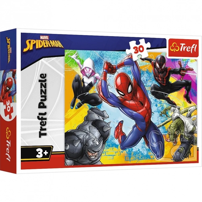 Trefl Puzzle Spiderman Colors 30 Pieces