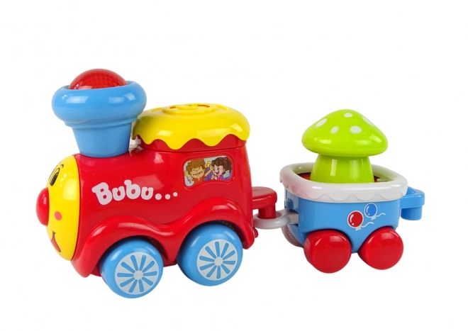 Train éducatif coloré pour tout-petits Lumière Son Locomotive