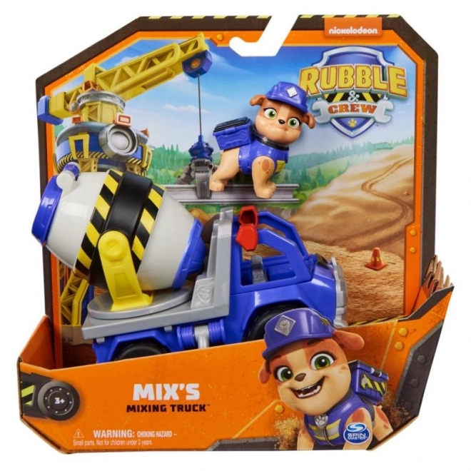 Cementmixer uit de Paw Patrol collectie: Rubble en zijn team