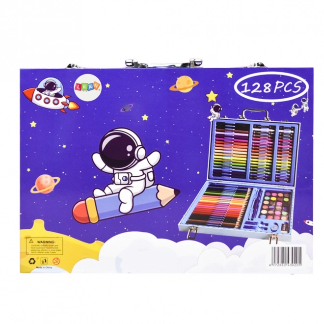 Art Set with Unicorn in Pink Case