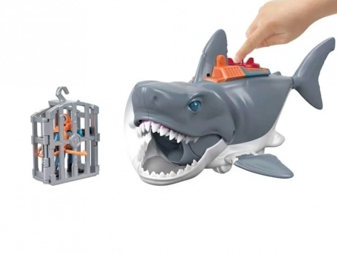 Mega Aanval Haaien Imaginext met Beweegbare Kaak