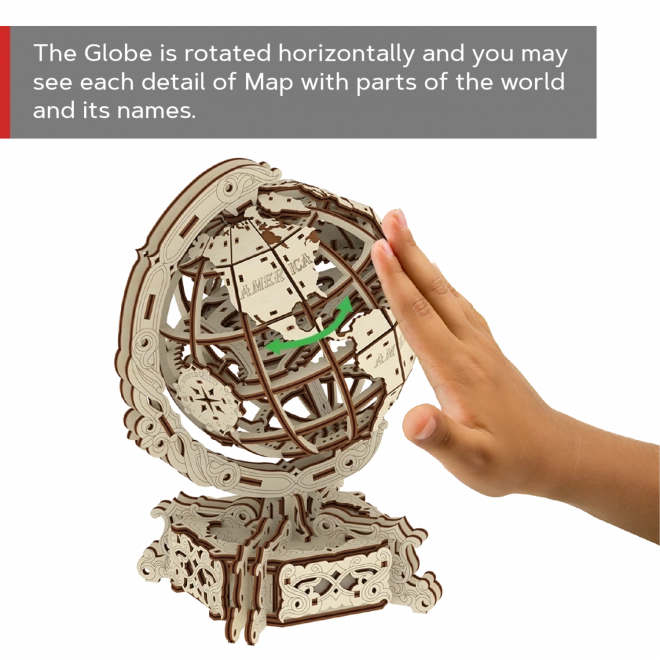 Wooden City puzzle 3D Globus 231 pièces