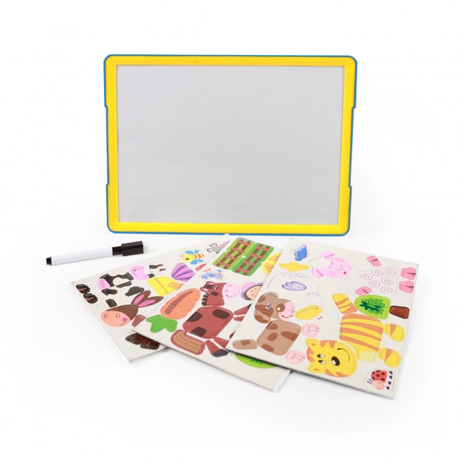 Tableau magnétique avec des animaux