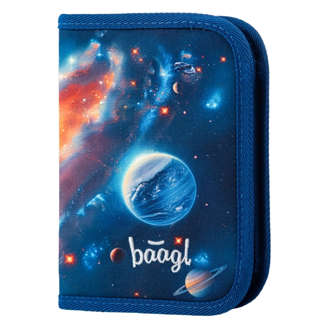 Set van schoolaccessoires ruimte