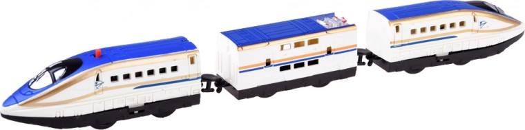 Moderne hogesnelheidstrein met drie rijtuigen