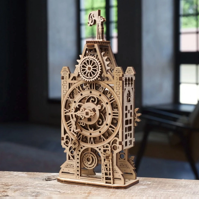 Ugears 3D houten mechanische puzzel Klokkentoren