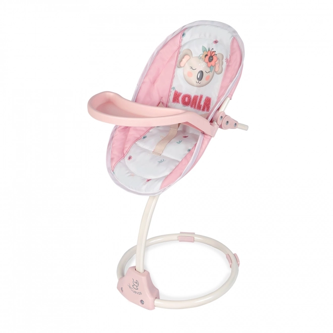 Chaise haute et balançoire multifonctionnelle 3 en 1 pour poupées Koala