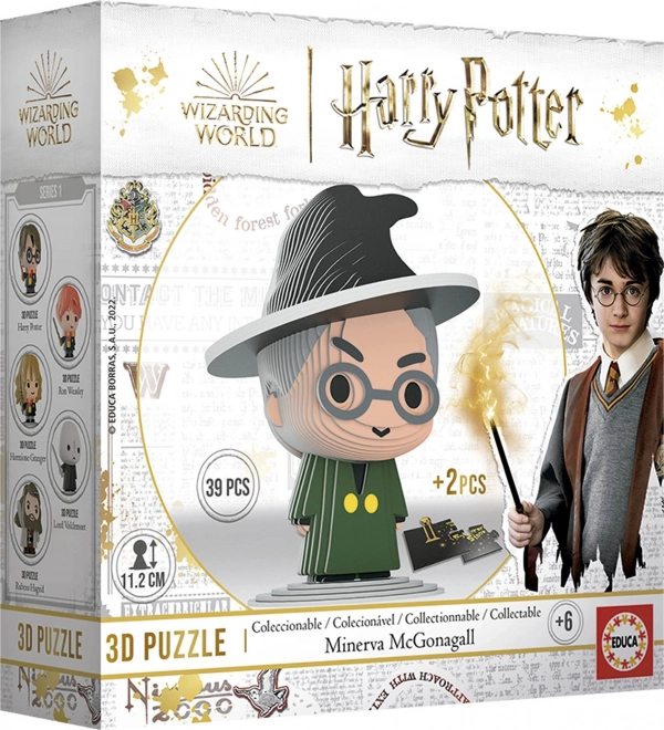 EDUCA 3D puzzel Harry Potter: Minerva McGonagall 39 stukjes