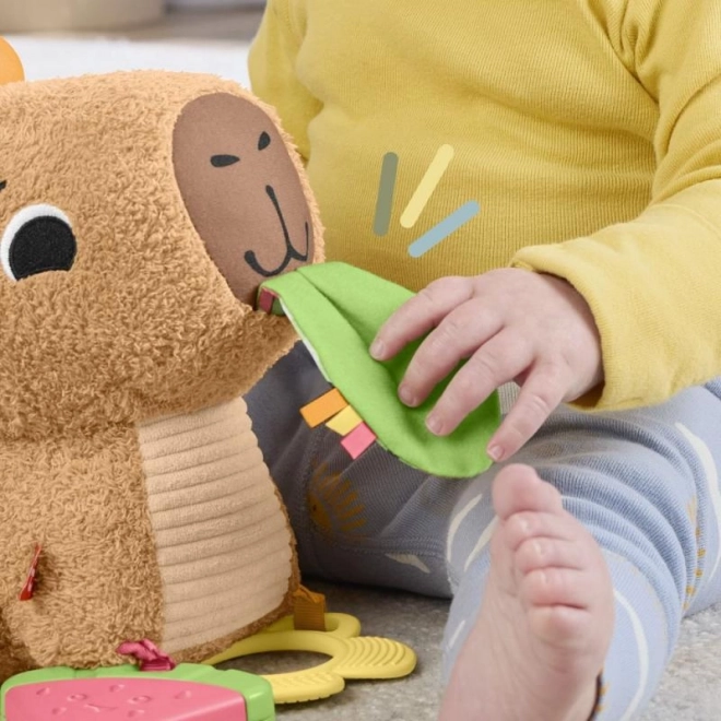 Fisher-Price Plüschspielzeug Capybara mit Zubehör