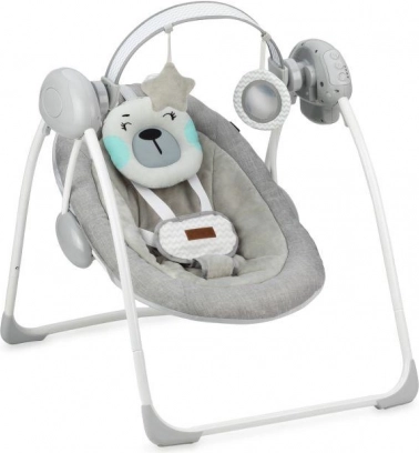 Schaukelliege mit Melodien MoMi LISS Bär blau