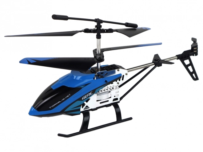 Aluminum RC Helicopter 2.4G Blue 15 Minute Flight