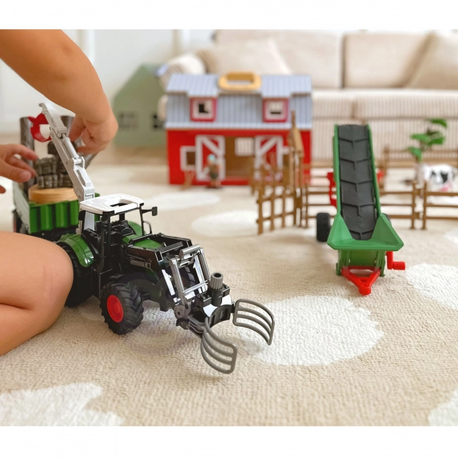 Set landbouwmachines tractor mini boerderij WOOPIE