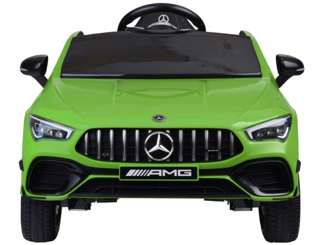 Elektrisches Kinderauto Mercedes AMG CLA 45s mit Schaukelerlebnis – Grün