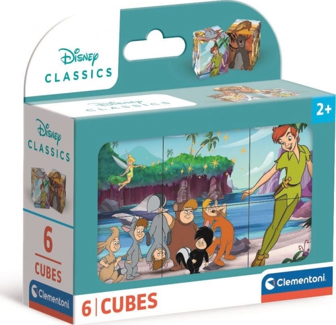 CLEMENTONI Afbeeldingsblokken Disney klassiekers, 6 blokken