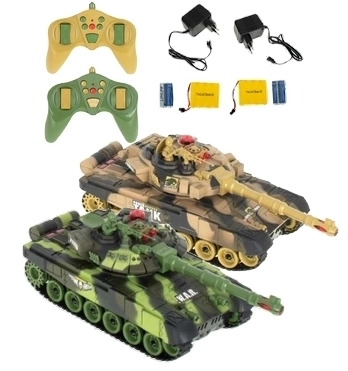 Set van RC T90 tanks op afstandsbediening