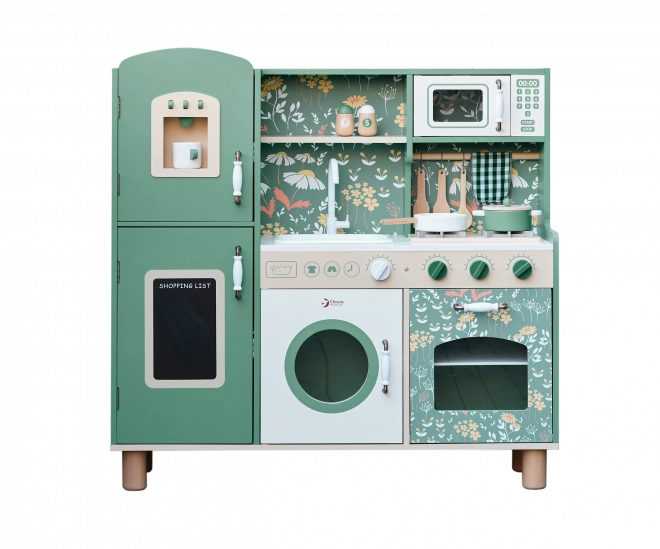 Grote houten keuken voor kinderen