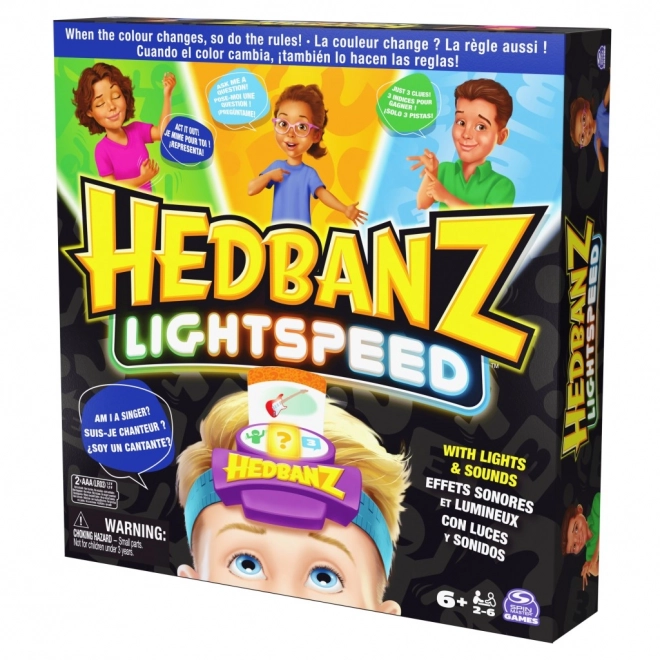 Jeu de société Hedbanz Lightspeed