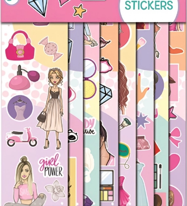 Fashion Sticker Set – 8 Sheets