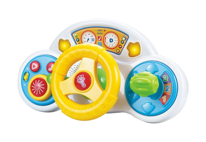 Interactief stuurwiel met effecten