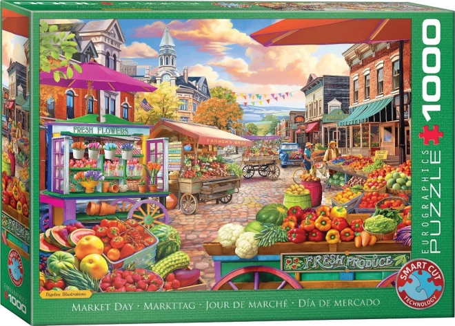 Puzzel Markt 1000 stukjes Eurographics