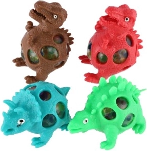 Vier vrolijke dinokleuren