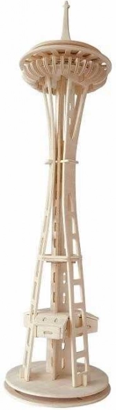 Wooden 3D Puzzle Seattle Tower
