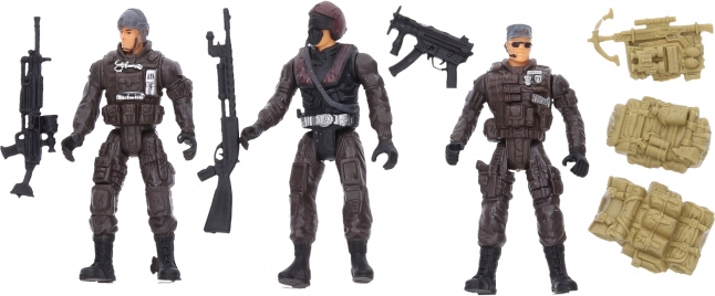 Set of Soldier Figures with Accessories