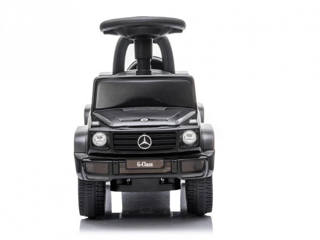 Loopauto Mercedes G-Klasse zwart met claxon en motorgeluid