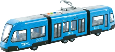 Tram with Opening Doors and Light Effects