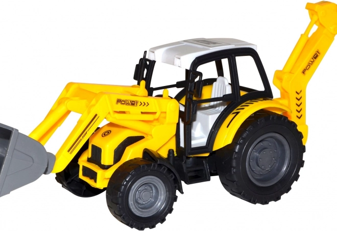 Tractor met laadbak op traagheidsmotor