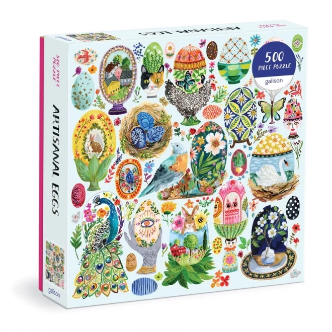 Puzzel geschilderde eieren 500 stukjes