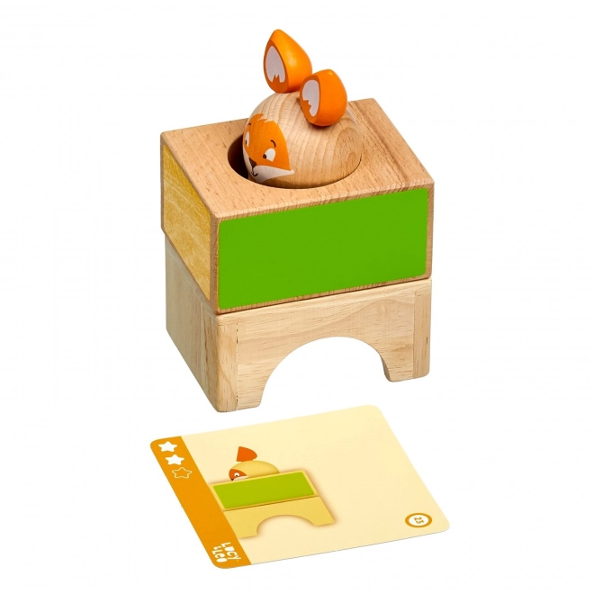 Lucy & Leo Slimme vos - houten spel met modellen