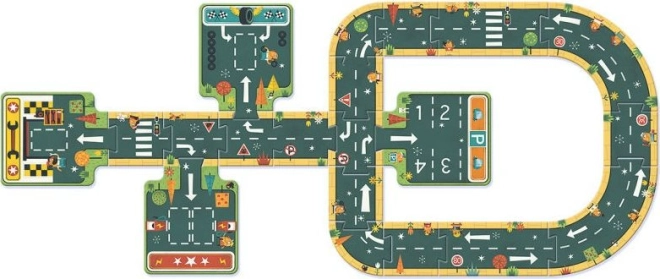 Route modulable de 21 pièces