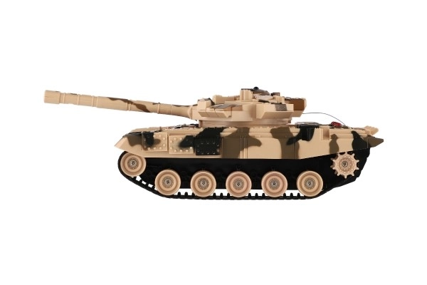 Remote-Controlled Tank with Rechargeable Pack and Sound Effects