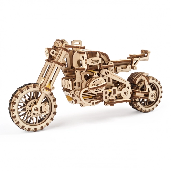 Ugears 3D-puzzel Motorfiets met zijspan 380 stuks