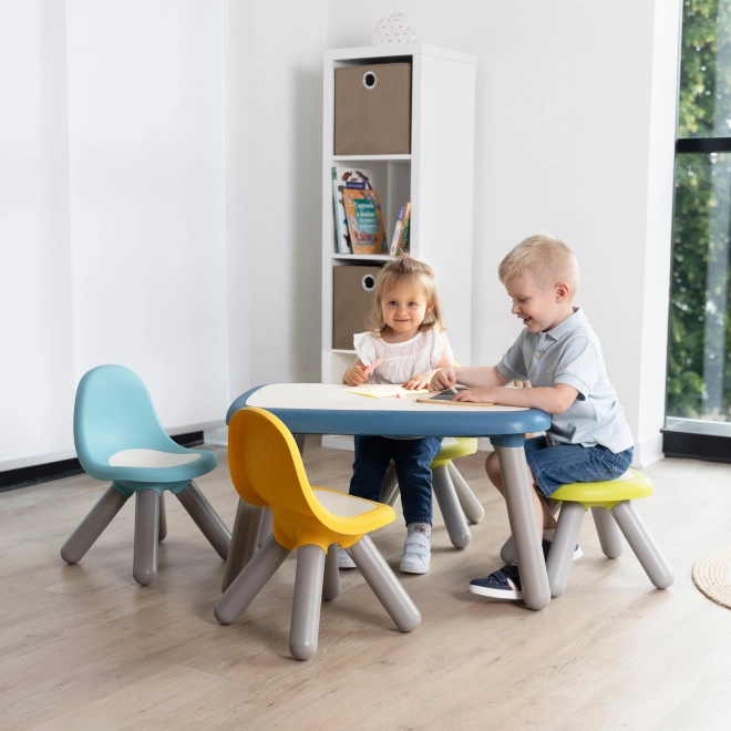 Kinderen stoeltje blauw