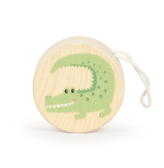 Small foot Houten jojo Krokodil