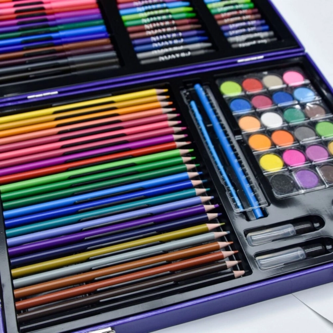 Art Set with Unicorn in Pink Case