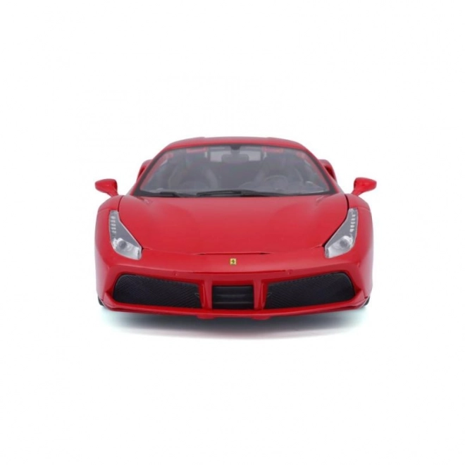 Metalen auto Ferrari 488 GTB rood