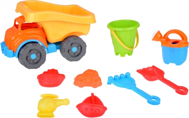 Set de plage complet avec outils et moules