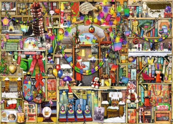 Ravensburger puzzel Kerstkast 1000 stukjes