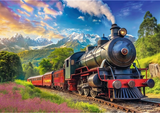 Puzzle 1000 pièces – Voyage en train