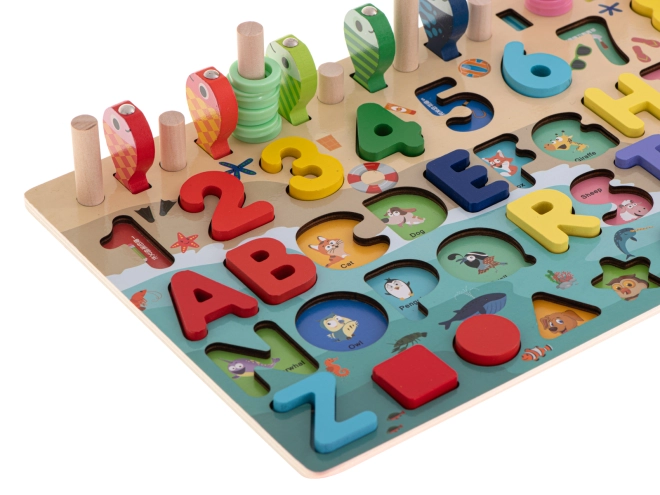 Learning through play: alphabet, numbers, and shapes
