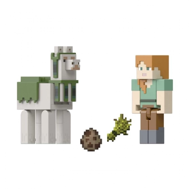 Minecraft figuurtjes Alex en lama