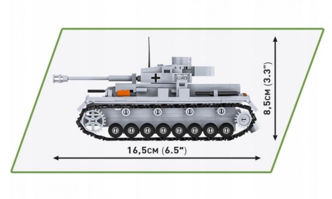 COBI 2714 II WW Panzer IV Ausf D, 1:48, 320 k