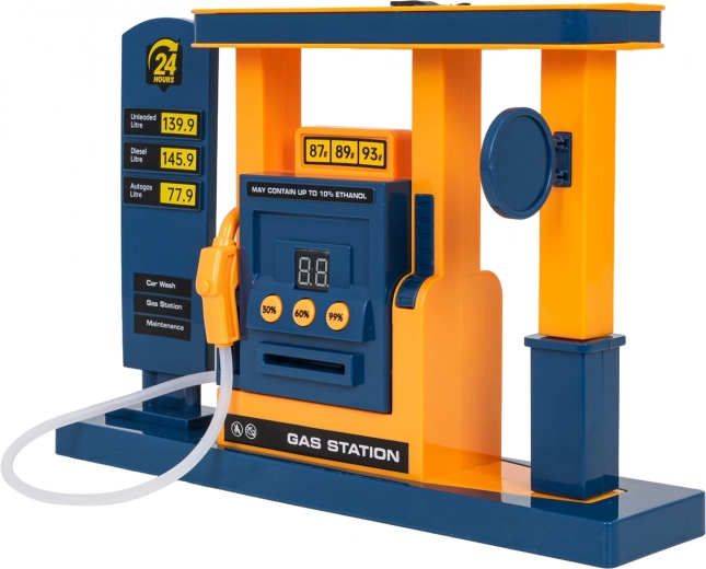 Realistisch tanken met licht en geluid