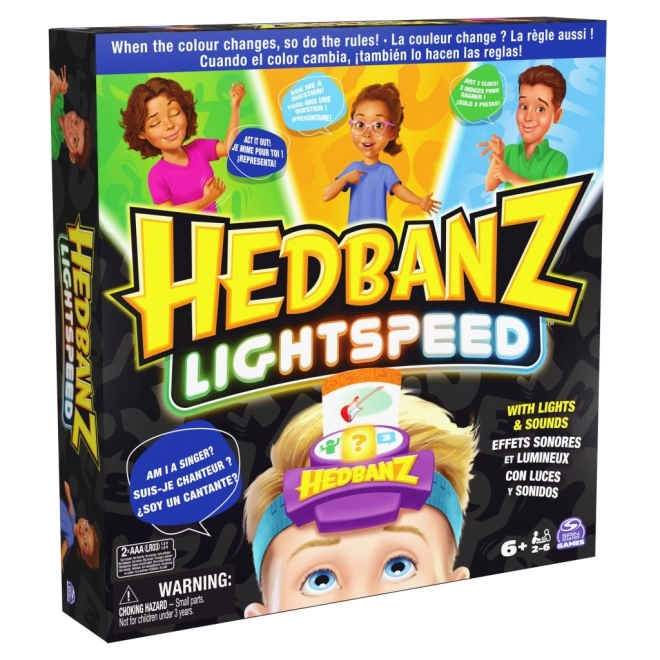 Jeu de société Hedbanz Lightspeed