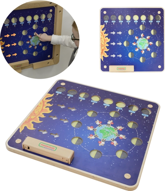 Educational Board Moon Phases Montessori