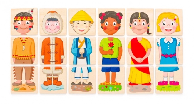 Occupations and People from Around the World - Puzzle and Exploration